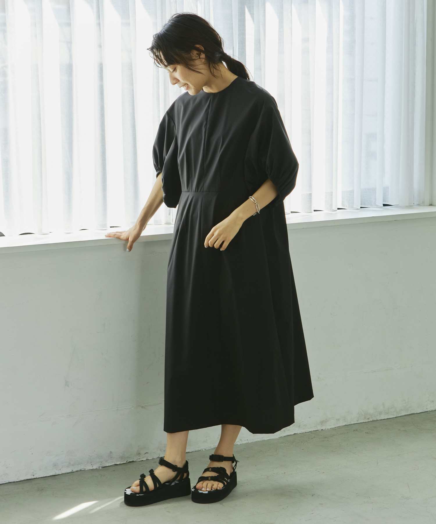 Liyoca T Cタイプライターバルーンスリーブワンピース Landwards ランドワーズ の通販 アイルミネ Liyoca T Cタイプライターバルーンスリーブワンピース Landwards ランドワーズ の通販 アイルミネ