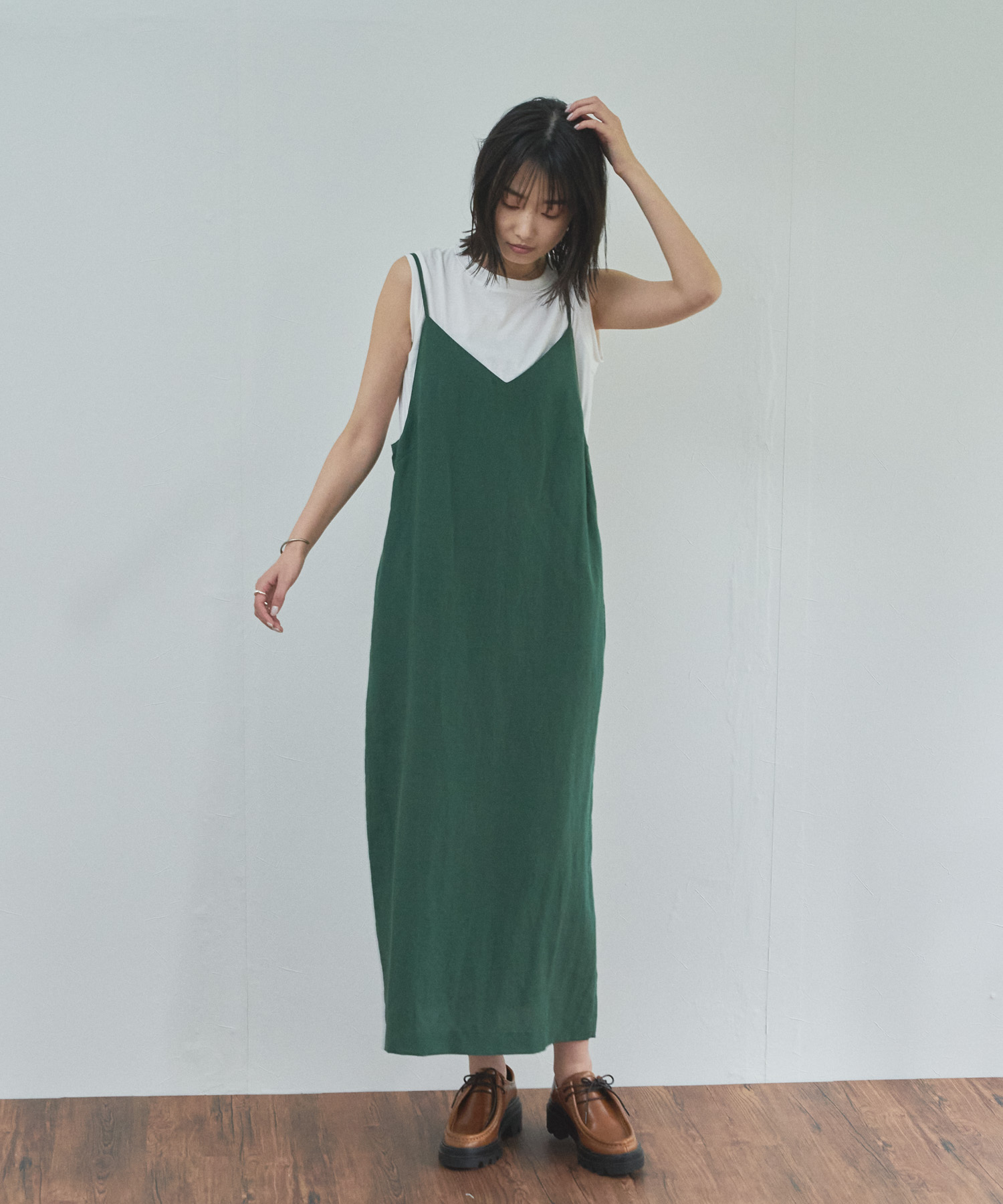 Audrey And John Wad キャミワンピース ノースリーブトップス セット Landwards ランドワーズ の通販 アイルミネ Audrey And John Wad キャミワンピース ノースリーブトップス セット Landwards ランドワーズ の通販 アイルミネ