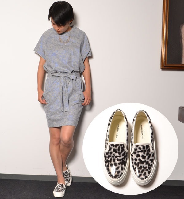 【アメリカンラグ シー/AMERICAN RAG CIE】 【WEB限定】レオパードスリッポン [送料無料]