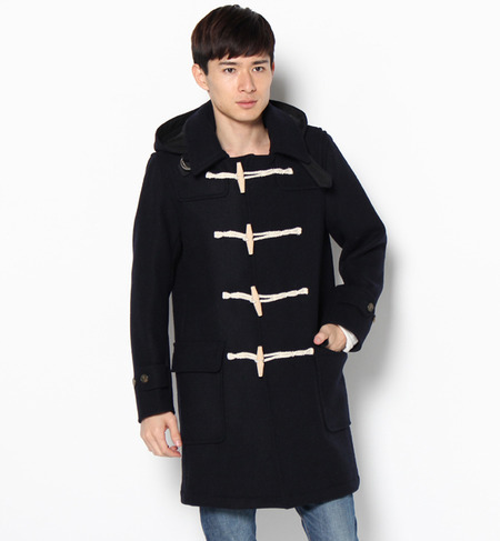 AMERICAN RAG CIE 2WAYメルトンダッフルコート