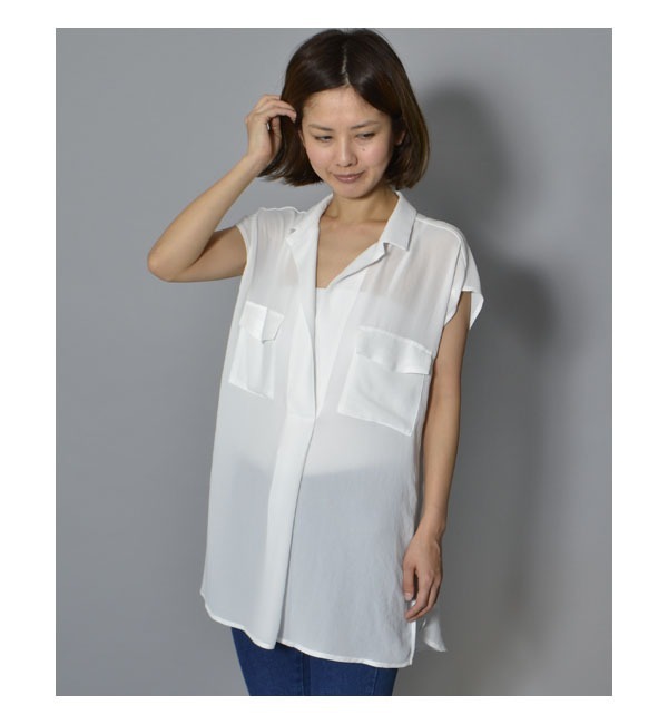 【WEB限定】ヴィンテージョーゼットブラウス