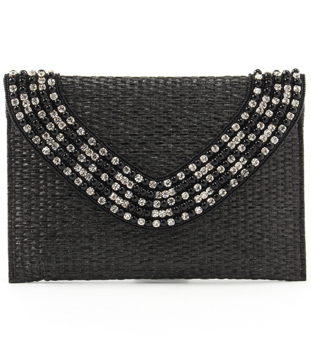 ラインストーンクラッチバッグ