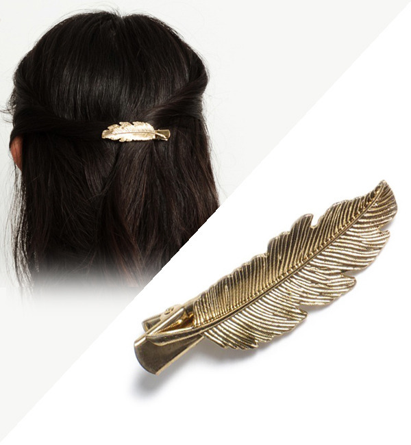 【アメリカンラグ シー/AMERICAN RAG CIE】 フェザーヘアピン [3000円(税込)以上で送料無料]