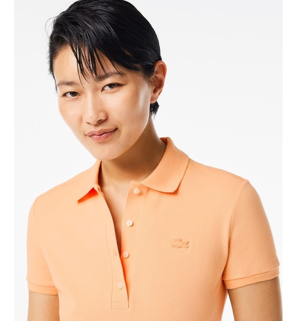 スリムフィット ストレッチコットンピケポロ（半袖）|LACOSTE(ラコステ 