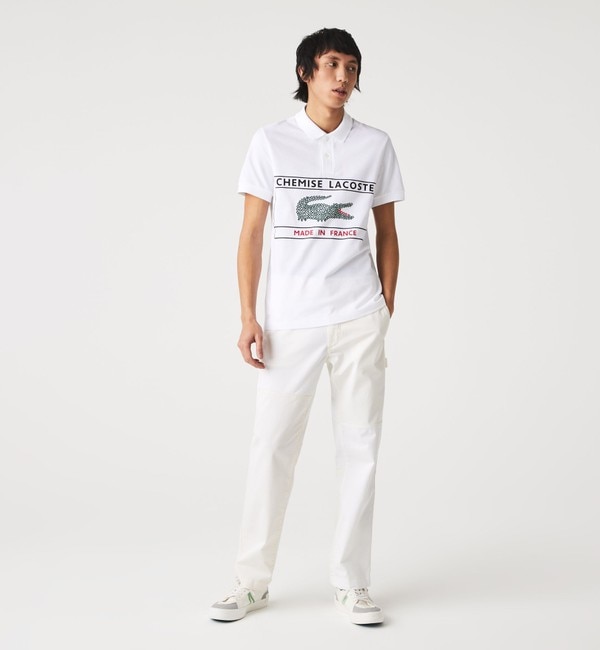 メイドインフランスボックスプリントポロシャツ|LACOSTE(ラコステ)の