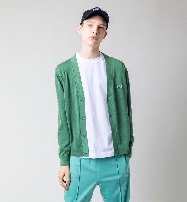 パリコレクション ハイゲージニットカーディガン|LACOSTE(ラコステ)の通販｜アイルミネ トップス
