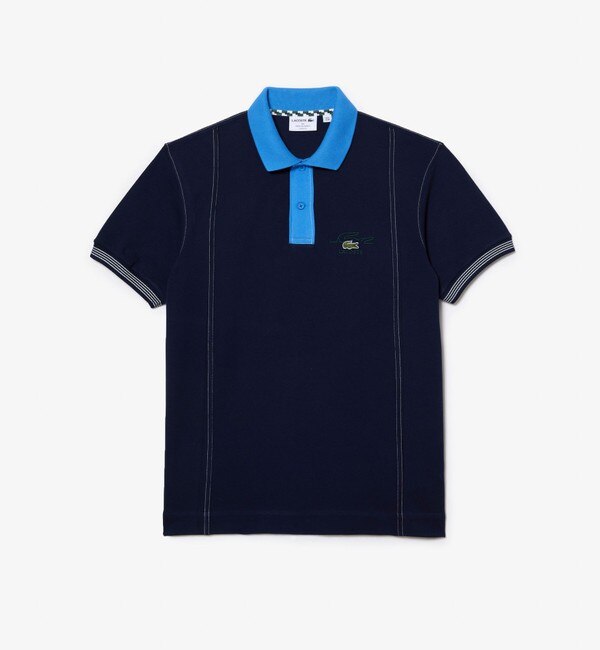 最高の品質 カラー配色切り替えポロシャツ|LACOSTE(ラコステ)の通販｜アイルミネ トップス