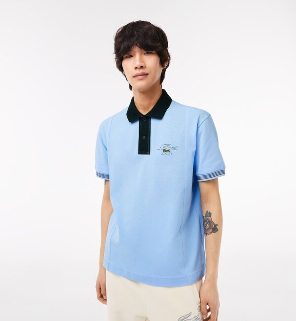 カラー配色切り替えポロシャツ|LACOSTE(ラコステ)の通販｜アイルミネ
