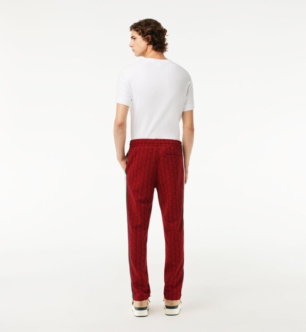 サイドテーピングモノグラムジャカードトラックパンツ|LACOSTE サイドテーピングモノグラムジャカードトラックパンツ|LACOSTE