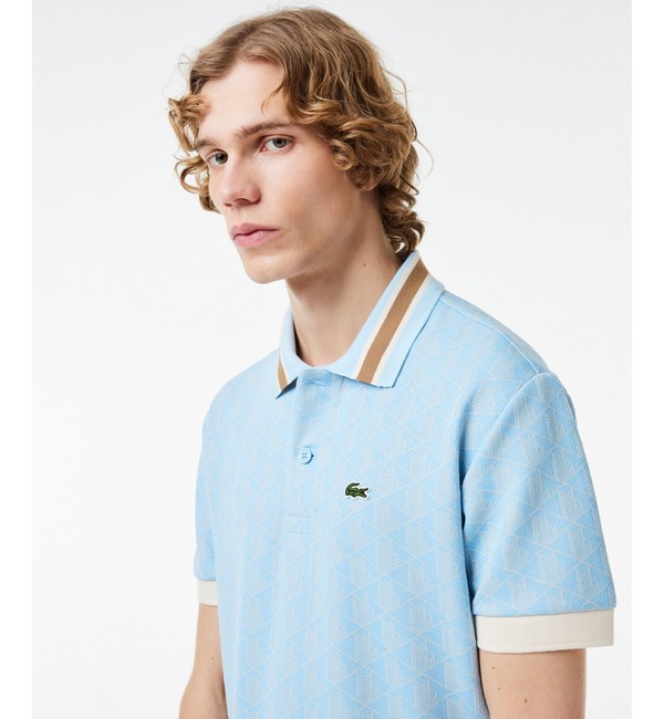 モノグラムジャカード半袖ポロシャツ|LACOSTE(ラコステ)の通販｜アイルミネ