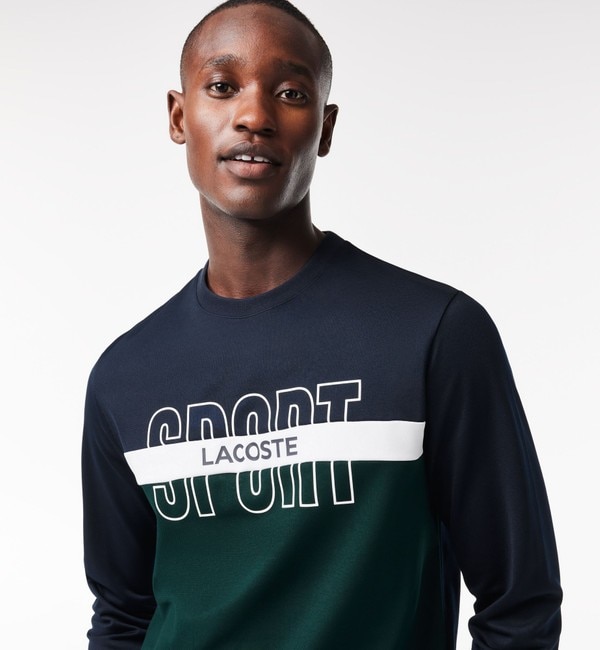 ラコステスポーツクルーネックスウェット トレーナー|LACOSTE