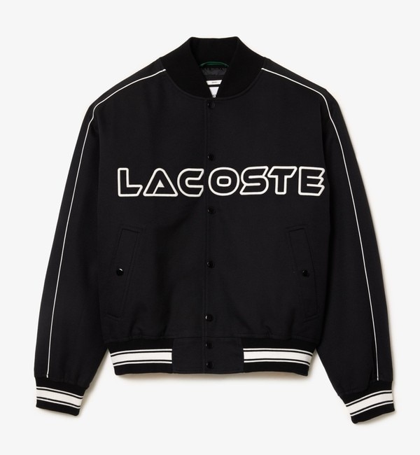 人気ファッションメンズ|【ラコステ/LACOSTE】 コットンツイルバーシティジャケット