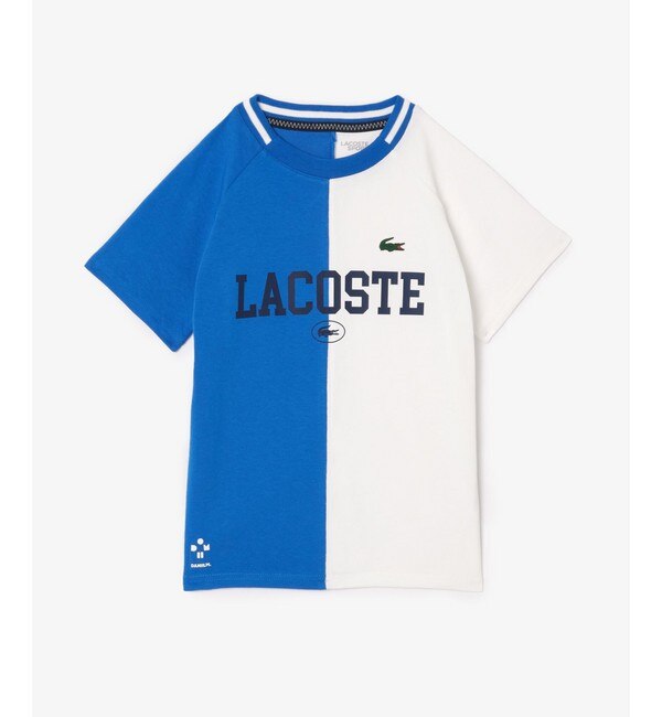 ダニール・メドベージェフ』キッズアシンメトリーカラーブロックTシャツ|LACOSTE(ラコステ)の通販｜アイルミネ