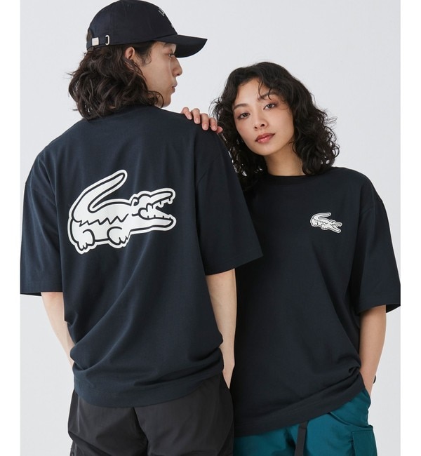 【オンライン限定】LACOSTE オーバーサイズ バック プリント Tシャツ