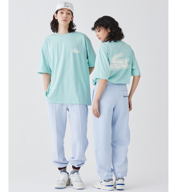 オンライン限定】LACOSTE オーバーサイズ バック プリント Tシャツ 