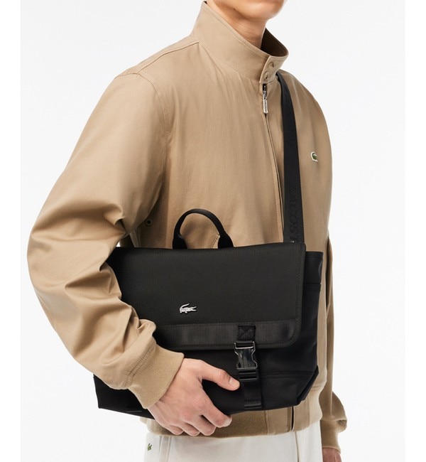 モテ系メンズファッション|【ラコステ/LACOSTE】 コメ タブレットポケットショルダーバッグ
