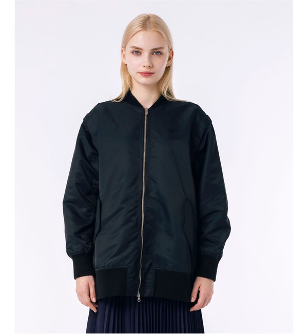 LACOSTE ジャケット MA-1 2WAY デタッチャブルスリーブボンバージャケット / ボリュームスリーブMAー1ブルゾン レディース :  ZOZOTOWN Yahoo!店 - 通販 - Yahoo!ショッピング