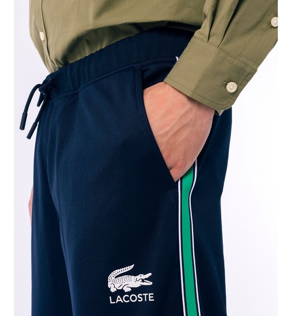 メンズファッションの一押し|【ラコステ/LACOSTE】 サイドラインスウェットトラックパンツ