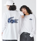 【オンライン限定】LACOSTE オーバーサイズ バックプリント ロングスリーブTシャツ