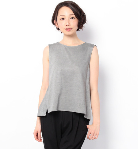 【ノーリーズ/NOLLEY’S】 モクロディー後タックノースリーブブラウス [送料無料]