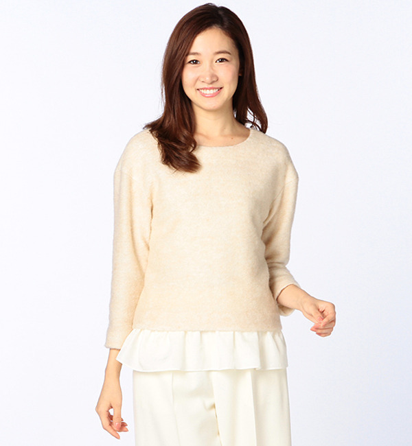 【ノーリーズ/NOLLEY’S】 グランモヘアプルオーバーニットブラウス [送料無料]