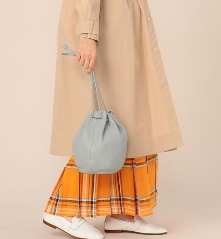 丸底レザー巾着バッグ Nolley S ノーリーズ の通販 アイルミネ 丸底レザー巾着バッグ Nolley S ノーリーズ の通販 アイルミネ