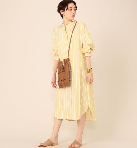 ストライプシャツワンピース Nolley S ノーリーズ の通販 アイルミネ ストライプシャツワンピース Nolley S ノーリーズ の通販 アイルミネ