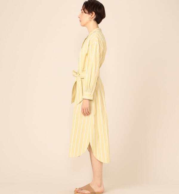 ストライプシャツワンピース Nolley S ノーリーズ の通販 アイルミネ ストライプシャツワンピース Nolley S ノーリーズ の通販 アイルミネ