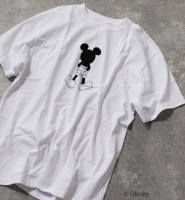 Disney ディズニー Back Style Mickey Mouse ビッグシルエット プリント Tシャツ Nolley S ノーリーズ の通販 アイルミネ