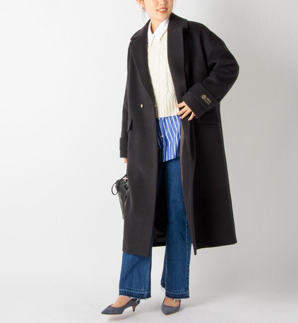 予約販売】本 【NOLLEY'S】ノーリーズ ライト チェスターコート ロング 