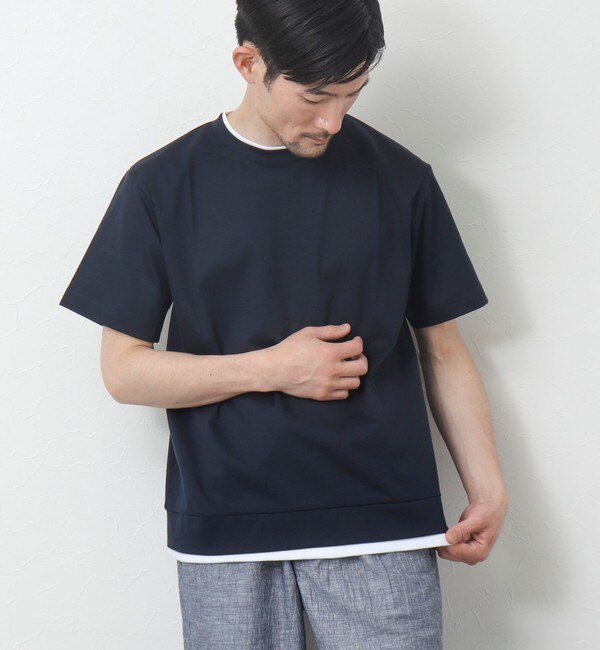 フェイクレイヤードTシャツ