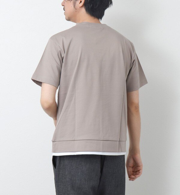 フェイクレイヤードTシャツ