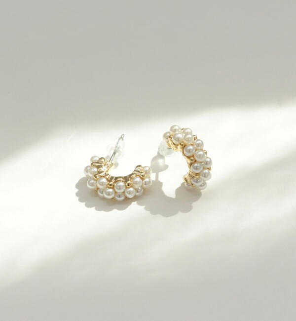 Mirit Winstock/ミリットウェインストック】フラワーパールピアス 