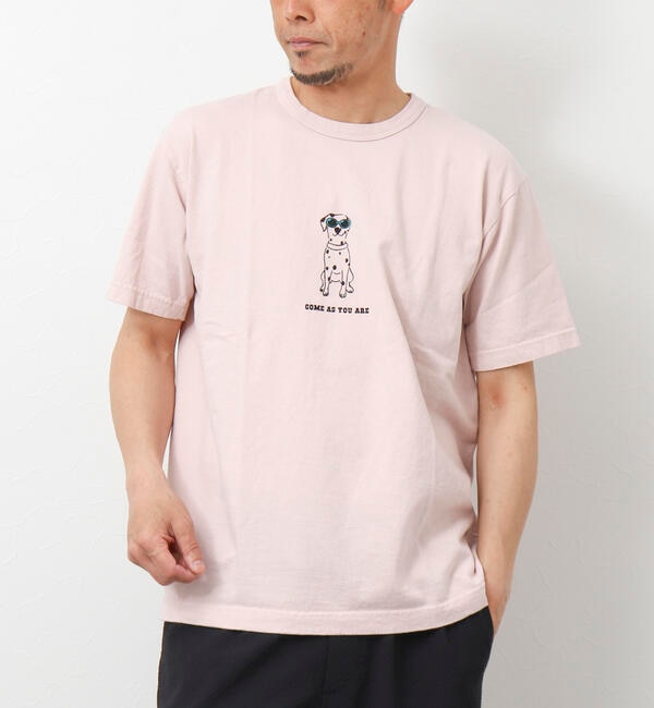 【BARNS OUTFITTERS/バーンズアウトフィッターズ】別注プリントTシャツ come as you are