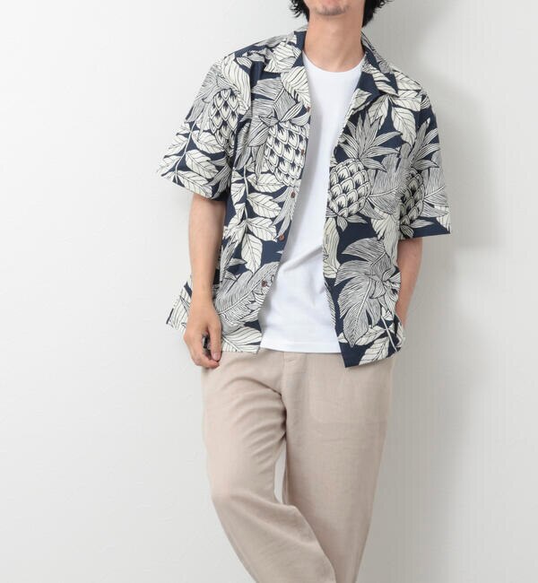 Hilo Hattie/ヒロハッティ】別注Aloha Shirt Pineapples アロハシャツ