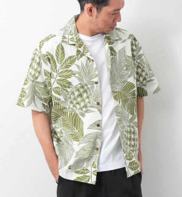 Hilo Hattie/ヒロハッティ】別注Aloha Shirt Pineapples アロハシャツ