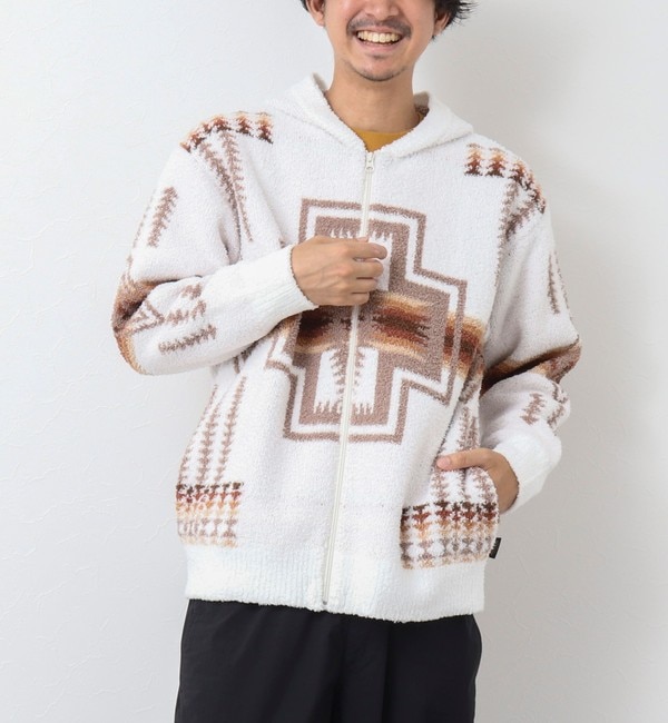 PENDLETON/ペンドルトン】Double Jacquard Zip up Hoodie ジップ