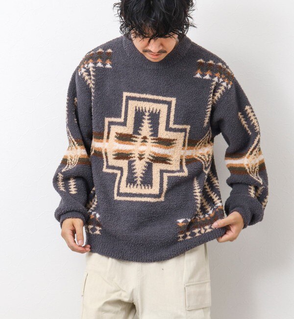 PENDLETON/ペンドルトン】Double Jacquard Crewneck Pullove