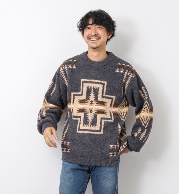 PENDLETON/ペンドルトン】Double Jacquard Crewneck Pullover クルー