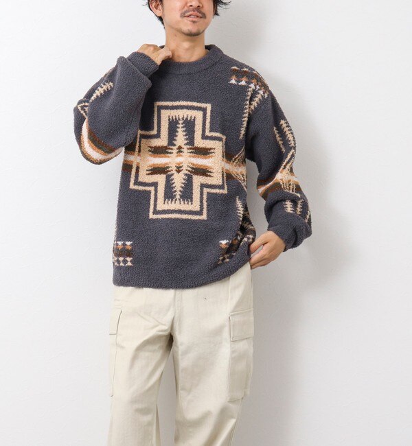 PENDLETON/ペンドルトン】Double Jacquard Crewneck Pullover クルー