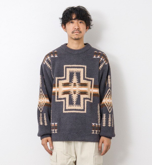 PENDLETON/ペンドルトン】Double Jacquard Crewneck Pullove