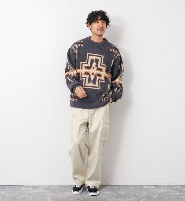 PENDLETON/ペンドルトン】Double Jacquard Crewneck Pullover クルー