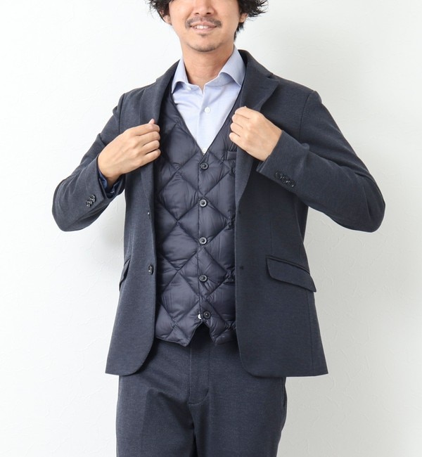 TAION/タイオン】SINGLE SNAP BUTTON DOWN GILET ダウンジレ|NOLLEY'S