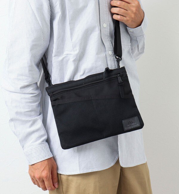 GREGORY/グレゴリー】CLASSIC SACOCHE M COUDURA BALLISTIC BLACK