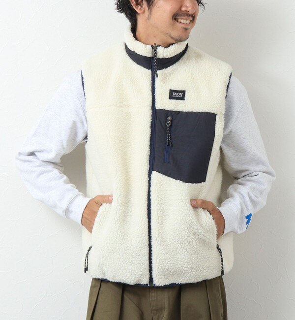 TAION/タイオン】DOWN×BOA REVERSIBLE VEST|NOLLEY'S(ノーリーズ)の