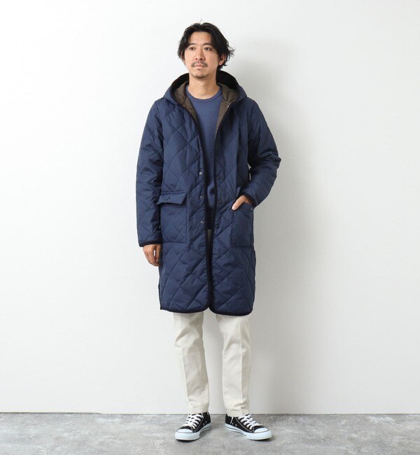 TAION/タイオン】”PIPING HOOD” LONG DOWN COAT|NOLLEY'S(ノーリーズ