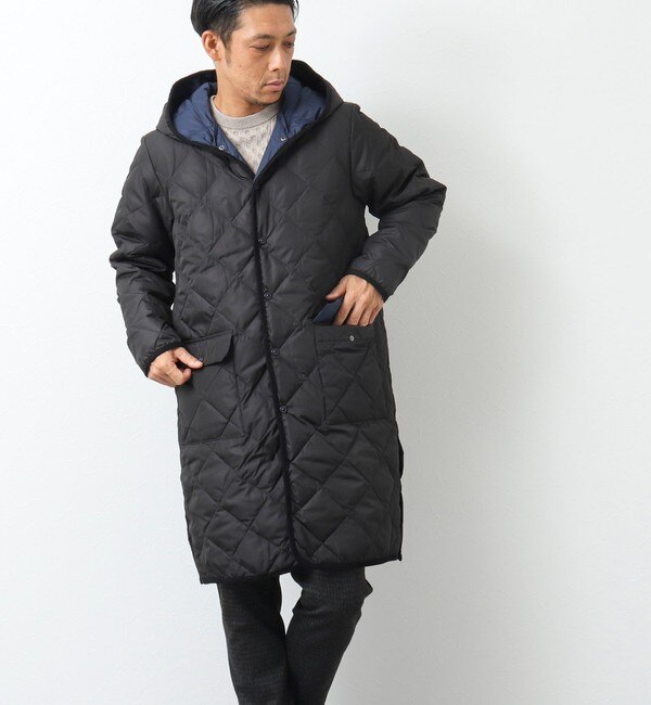 TAION/タイオン】”PIPING HOOD” LONG DOWN COAT|NOLLEY'S(ノーリーズ