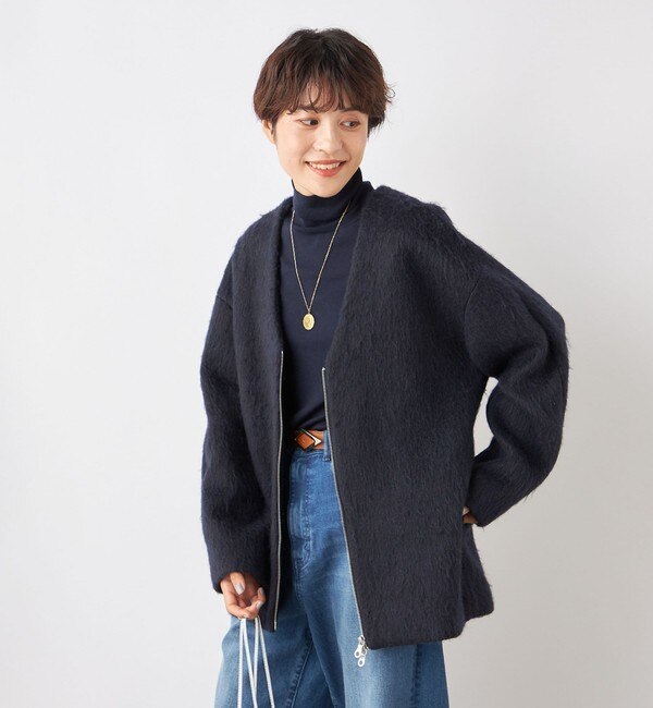 ECOLANAシャギージップブルゾン|NOLLEY'S(ノーリーズ)の通販｜アイルミネ