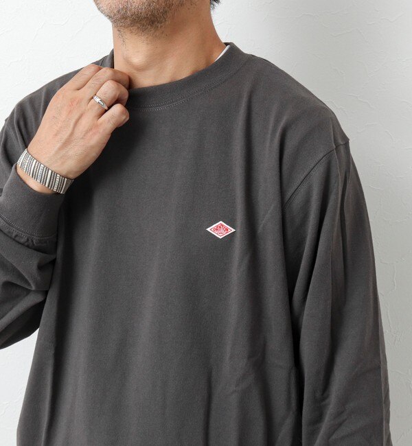 DANTON/ダントン】LONG SLEEVE T-SHIRT ワッペンロゴ ロンTシャツ ...