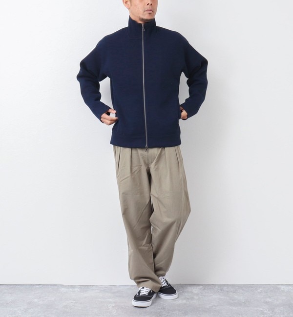 【WORK ABOUT/ワークアバウト】DRIVERS KNIT ドライバーズニット スタンドカラー